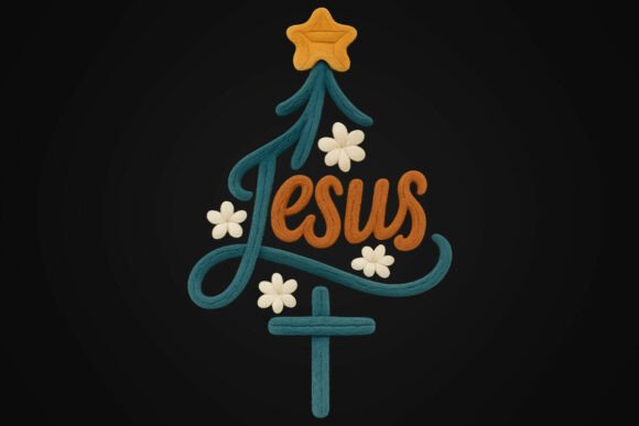 Crochet Christmas Jesus Tree PNG: Illustrations Review