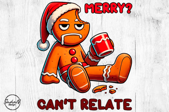 Funny Sarcastic Christmas Gingerbread Illustrations Review