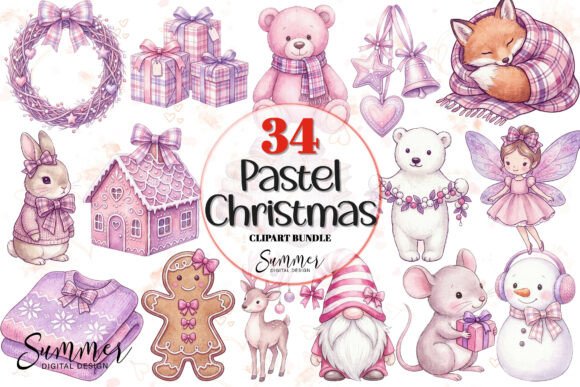 Pink Christmas Pastel Winter Holidays: A Designer’s Review