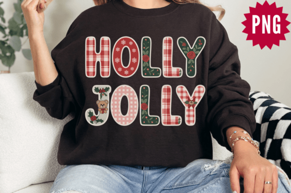 Retro Christmas Holly Jolly PNG Design: A Brand Review