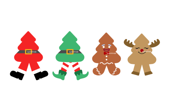 Review: Christmas Tree Character Bundle Illustrations