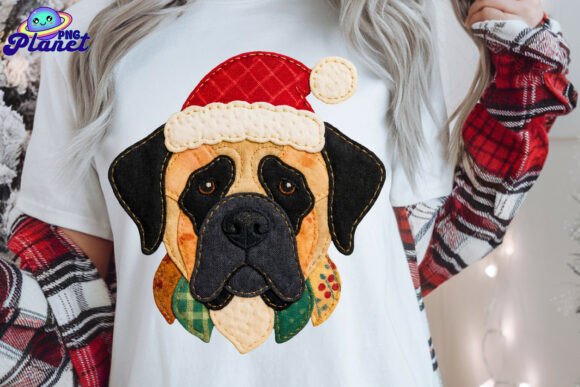 Review: Patchwork Mastiff Christmas PNG for Embroidery