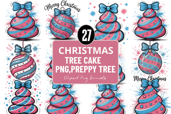 Review: Preppy Christmas Tree Cake Illustrations