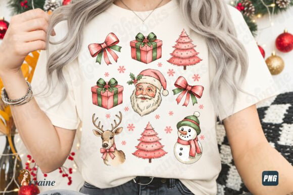 Review: Preppy Coquette Pink Christmas PNG