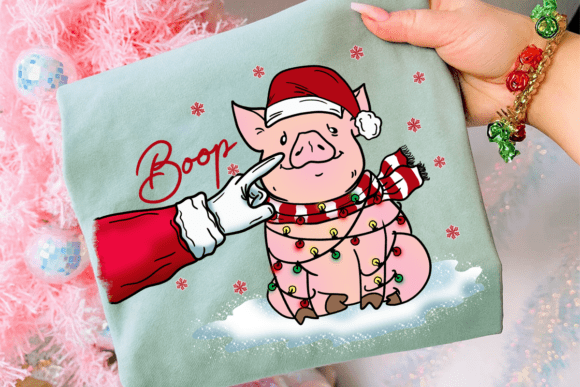 Reviewing the Boop Christmas Pig PNG for Embroidery