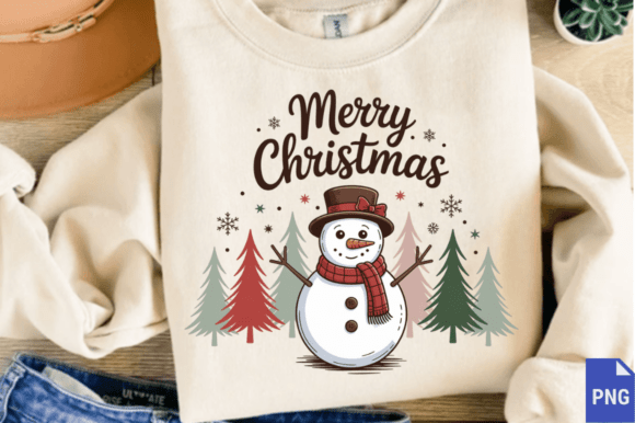 Reviewing the Merry Christmas Gold Snowman Winter PNG for Embroidery