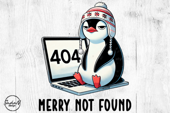 Sarcastic Penguin Christmas Illustrations Review