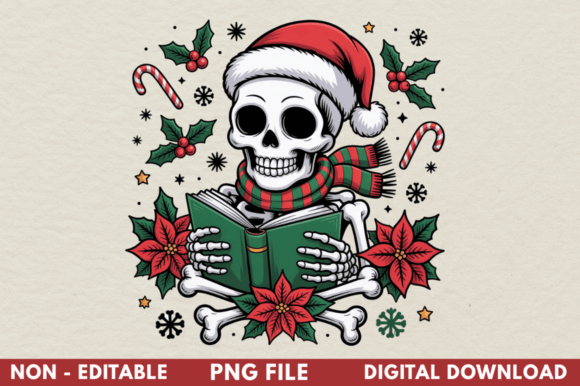 Vintage Christmas Skeleton Clipart: A Designer’s Review